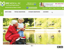 Tablet Screenshot of miamioxygen.com
